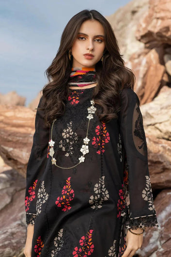 3PC LAWN Digital Print - SS-3036