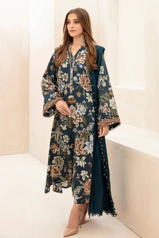 3PC LAWN Digital Print - SS-3045